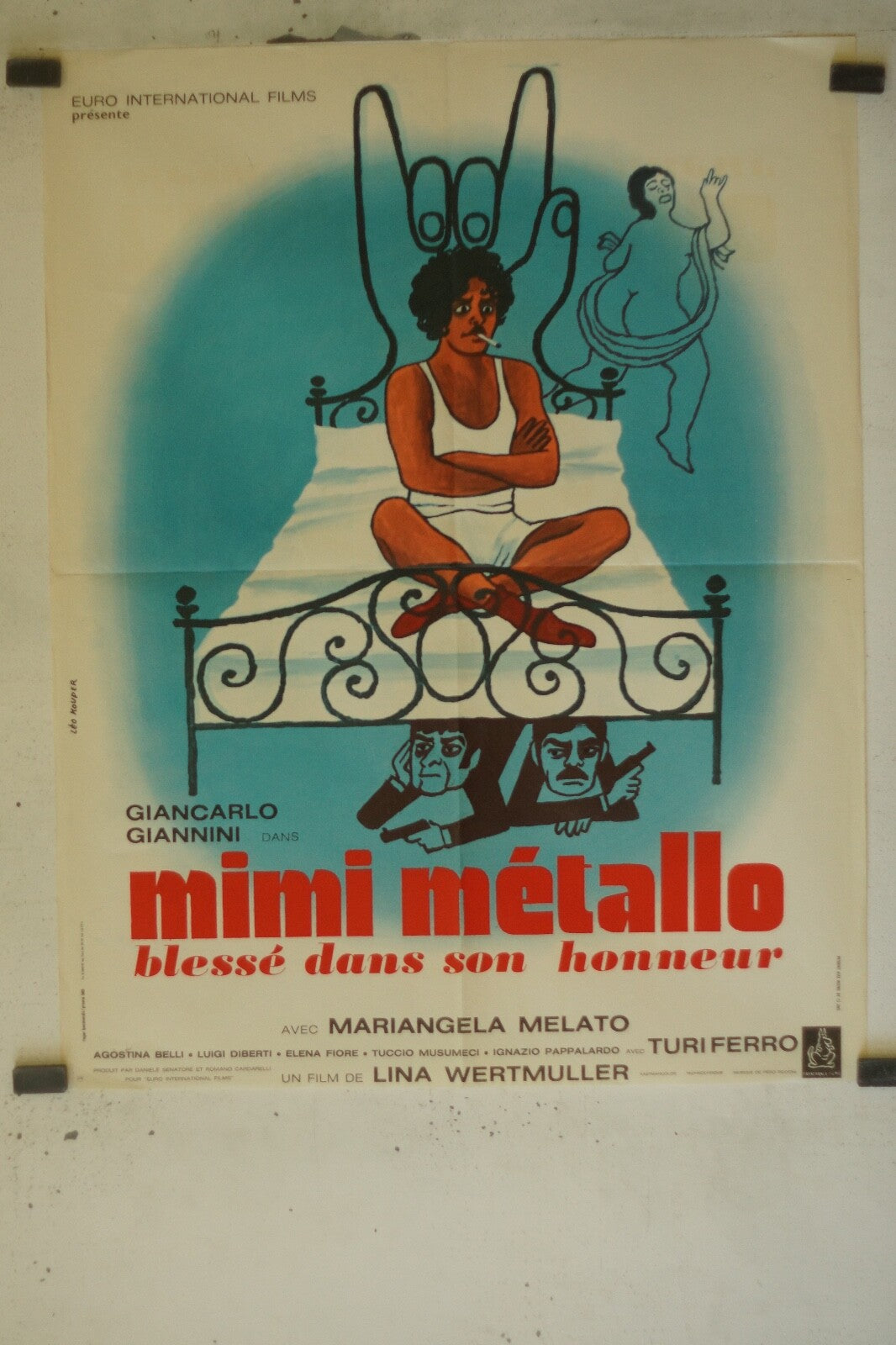 MIMI MÉTALLO BLESSÉ DANS SON HONNEUR MOVIE POSTER ORIGINAL (60X80) MARIANGELA
