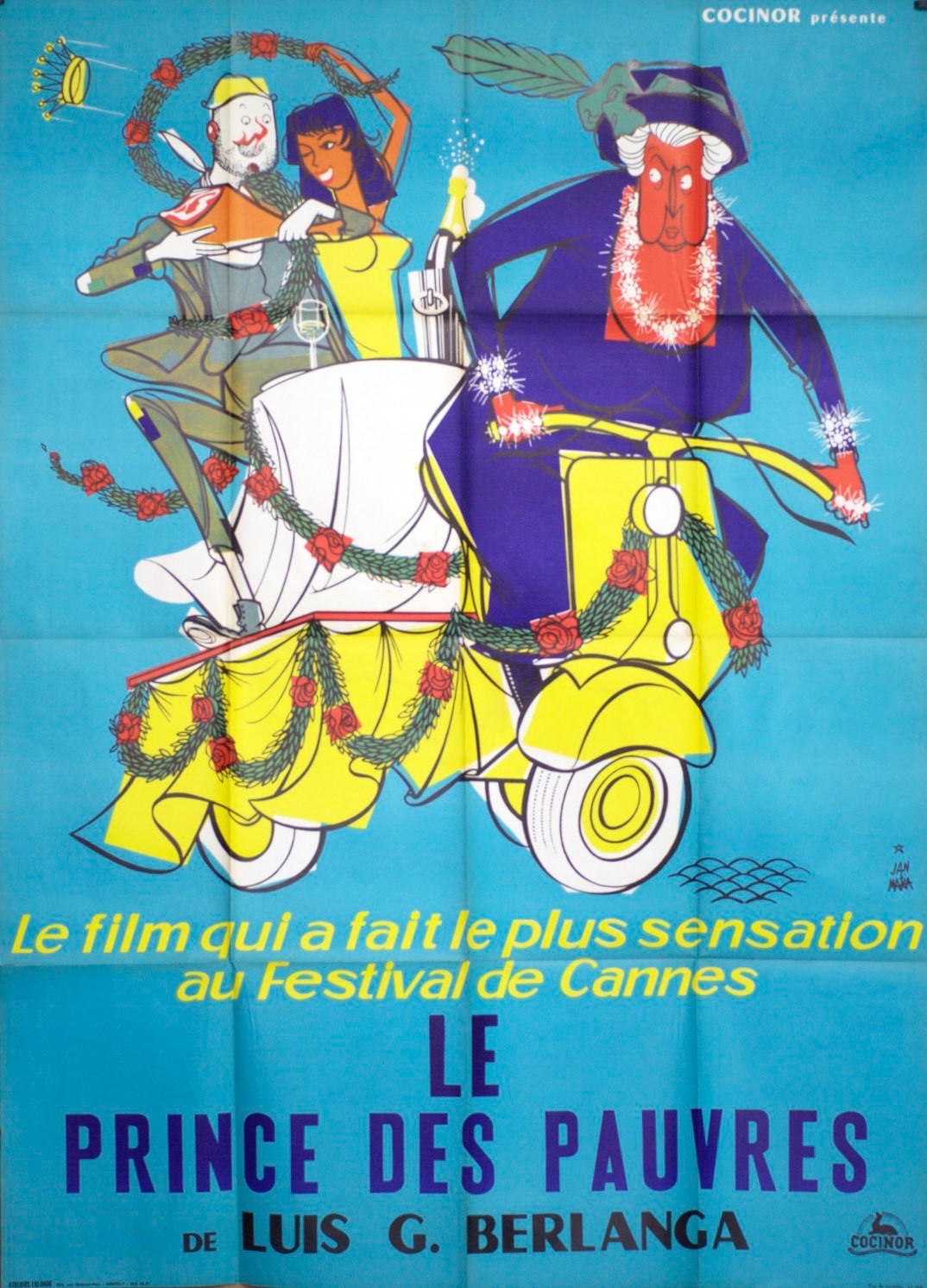 LE PRINCE DES PAUVRES LOUIS G BERLANGA movie poster ORIGINAL 120x160