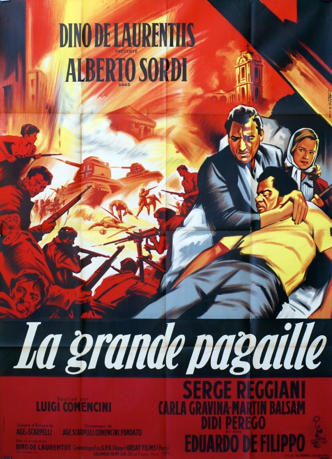 LA GRANDE PAGAILLE MOVIE POSTER ORIGINAL 120x160 DINO DE LAURENTIIS