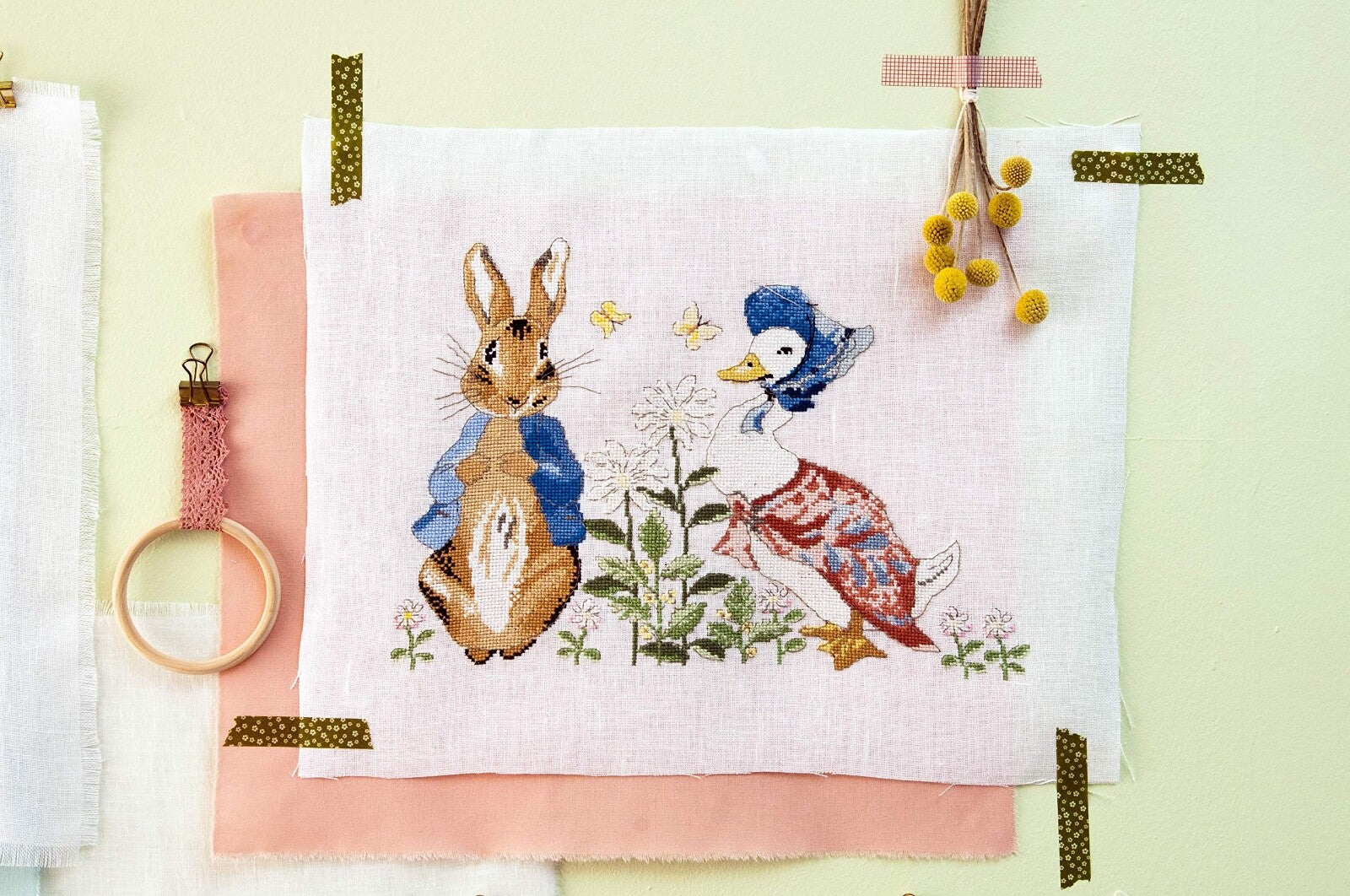 Pierrot-Lapin n°2 au point de croix FRENCH VERSION CROSS STITCH MAGAZINE