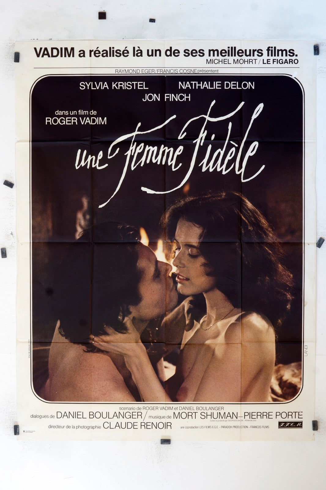 UNE FEMME FIDÈLE SYLVIA KRISTEL 120X160 MOVIE POSTER ORIGINAL 120x160