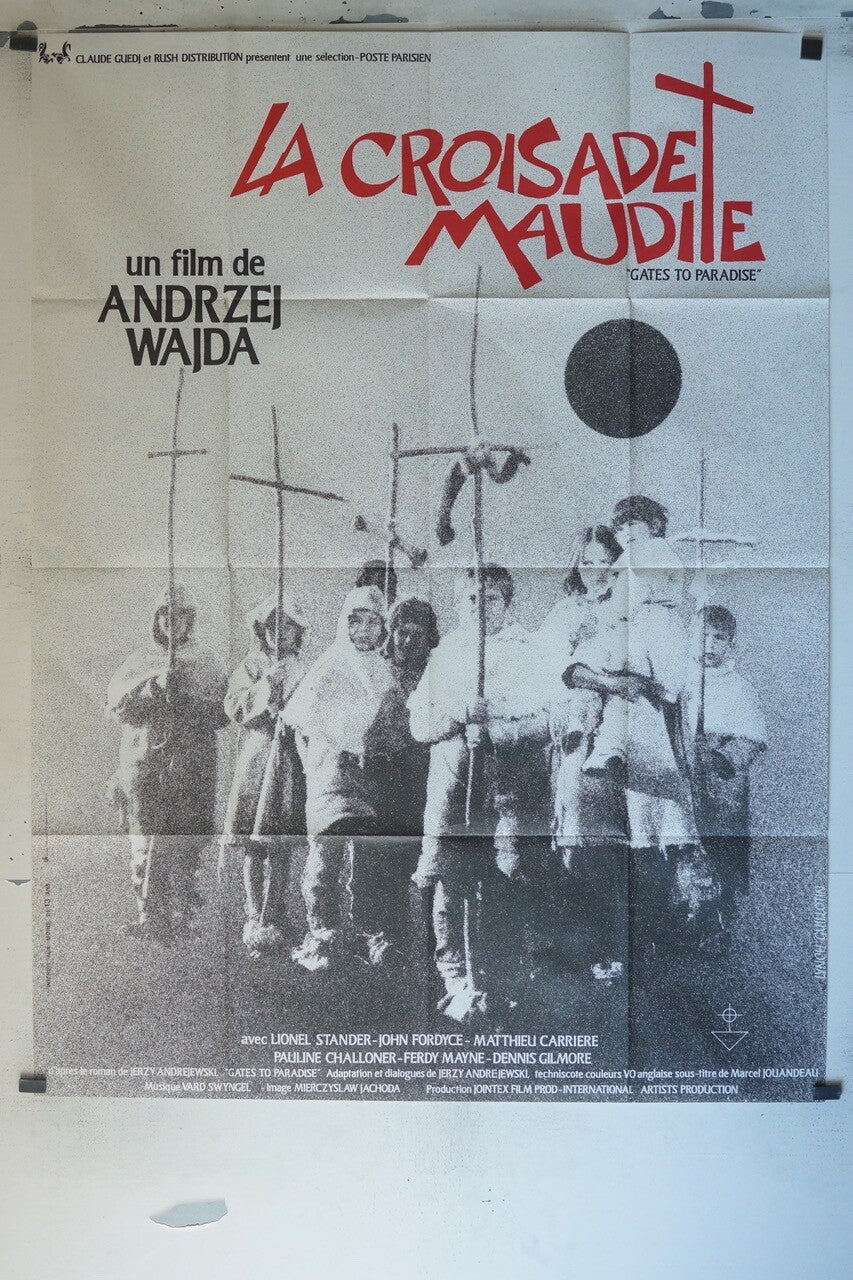 LA CROISADE MAUDITE MOVIE POSTER ORIGINAL 120x160 LIONEL STANDER