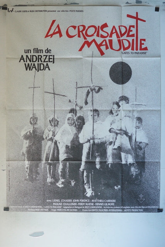 LA CROISADE MAUDITE MOVIE POSTER ORIGINAL 120x160 LIONEL STANDER