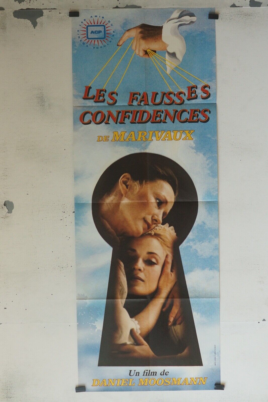 LES FAUSSES CONFIDENCES 60x160 ORIGINAL POSTER MARIVAUX