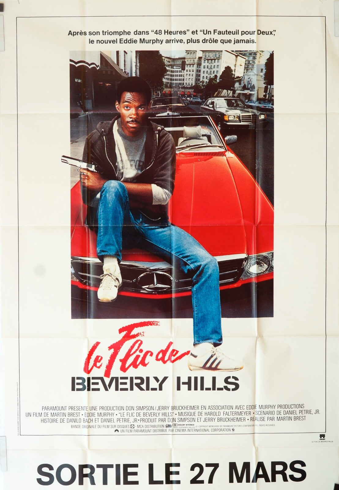 LE FLIC DE BEVERLY HILLS ORIGINAL MOVIE POSTER 120x160 EDDIE MURPHIE