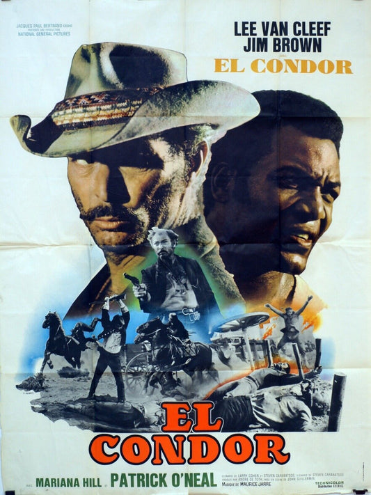 EL CONDOR MOVIE POSTTER  ORIGINAL 120x160 LEE VAN CLEEF