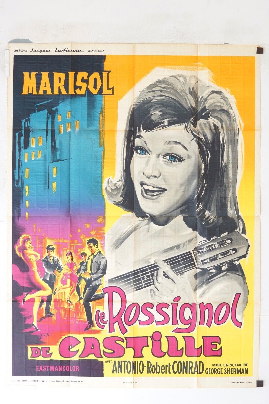 LE ROSSIGNOL DE CASTILLE MOVIE POSTER ORIGINAL 120x160 MARISOL
