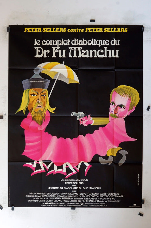 LE COMPLOT DIABOLIQUE DU DR FU MANCHU POSTER ORIGINAL 120x160
