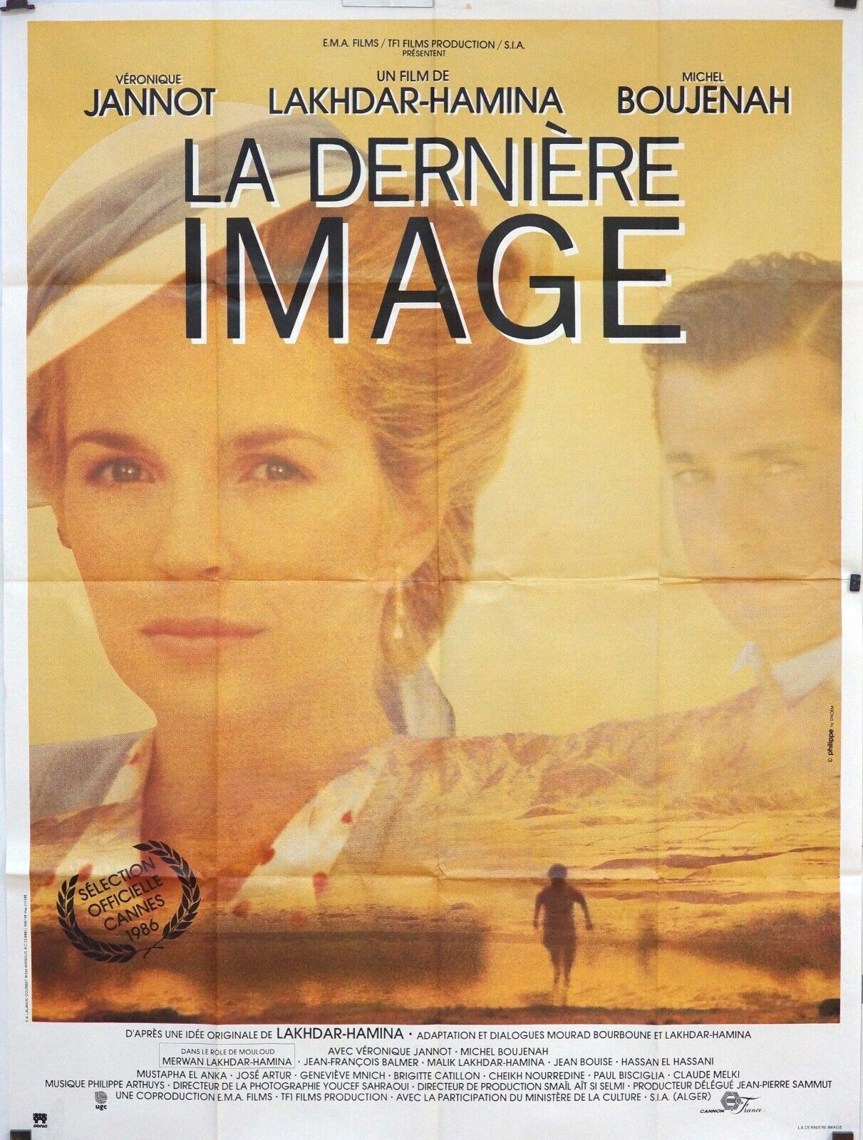 LA DERNIÈRE IMAGE MOVIE POSTER ORIGINAL (120X160) VÉRONIQUE JANNOT