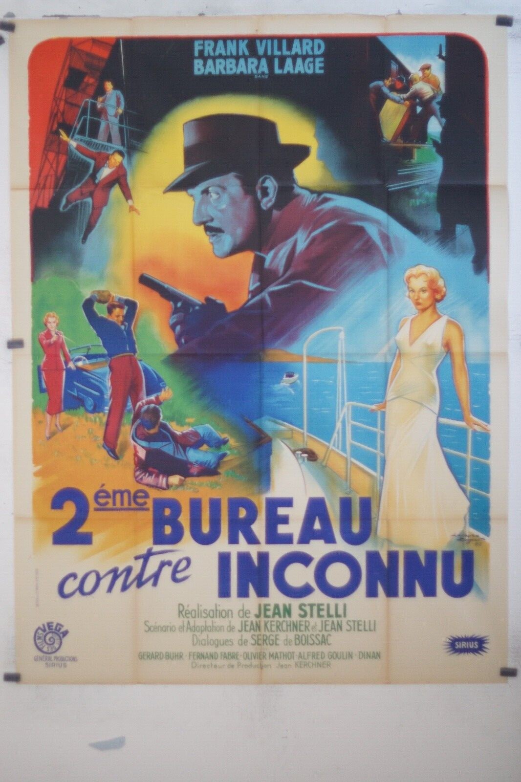 2EME BUREAU CONTRE INCONNU ORIGINAL120x160