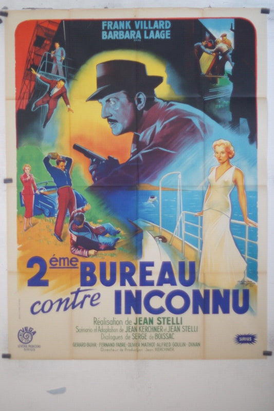 2EME BUREAU CONTRE INCONNU ORIGINAL120x160