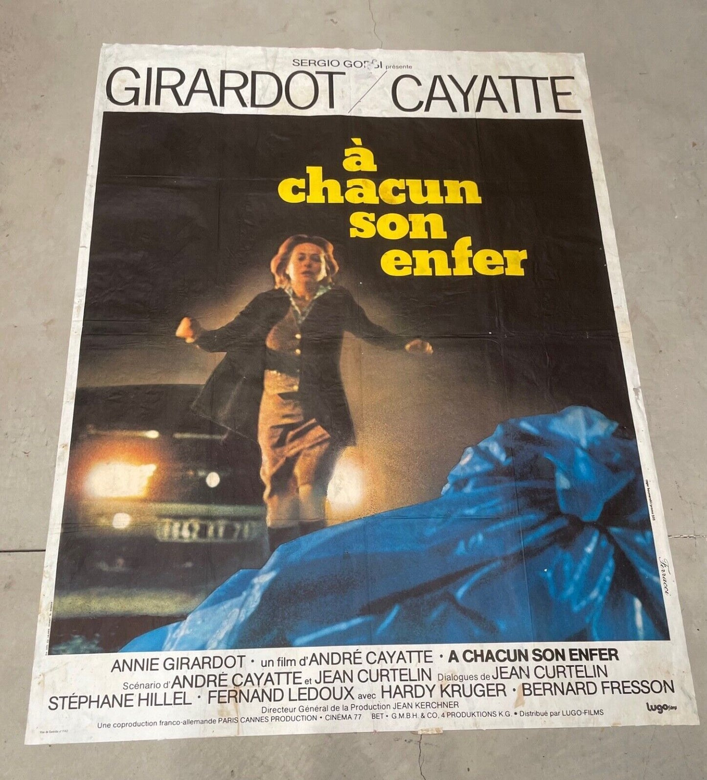 A CHACUN SON ENFER ORIGINAL 120x160 ANNIE GIRARDOT