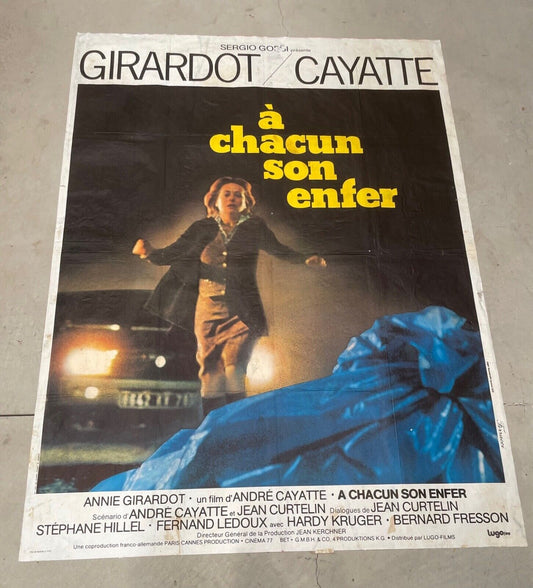 A CHACUN SON ENFER ORIGINAL 120x160 ANNIE GIRARDOT