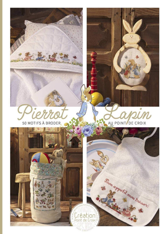 Pierrot-Lapin n°1 au point de croix FRENCH VERSION CROSS STITCH MAGAZINE