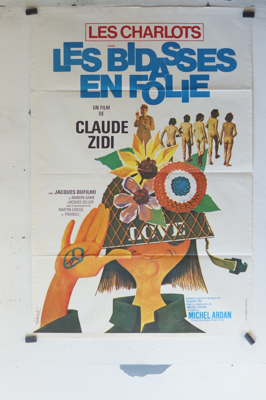 BIDASSES EN FOLIE (LES) ORIGINAL MOVIE POSTER 80x120 Gérard Rinaldi , Jean-Guy
