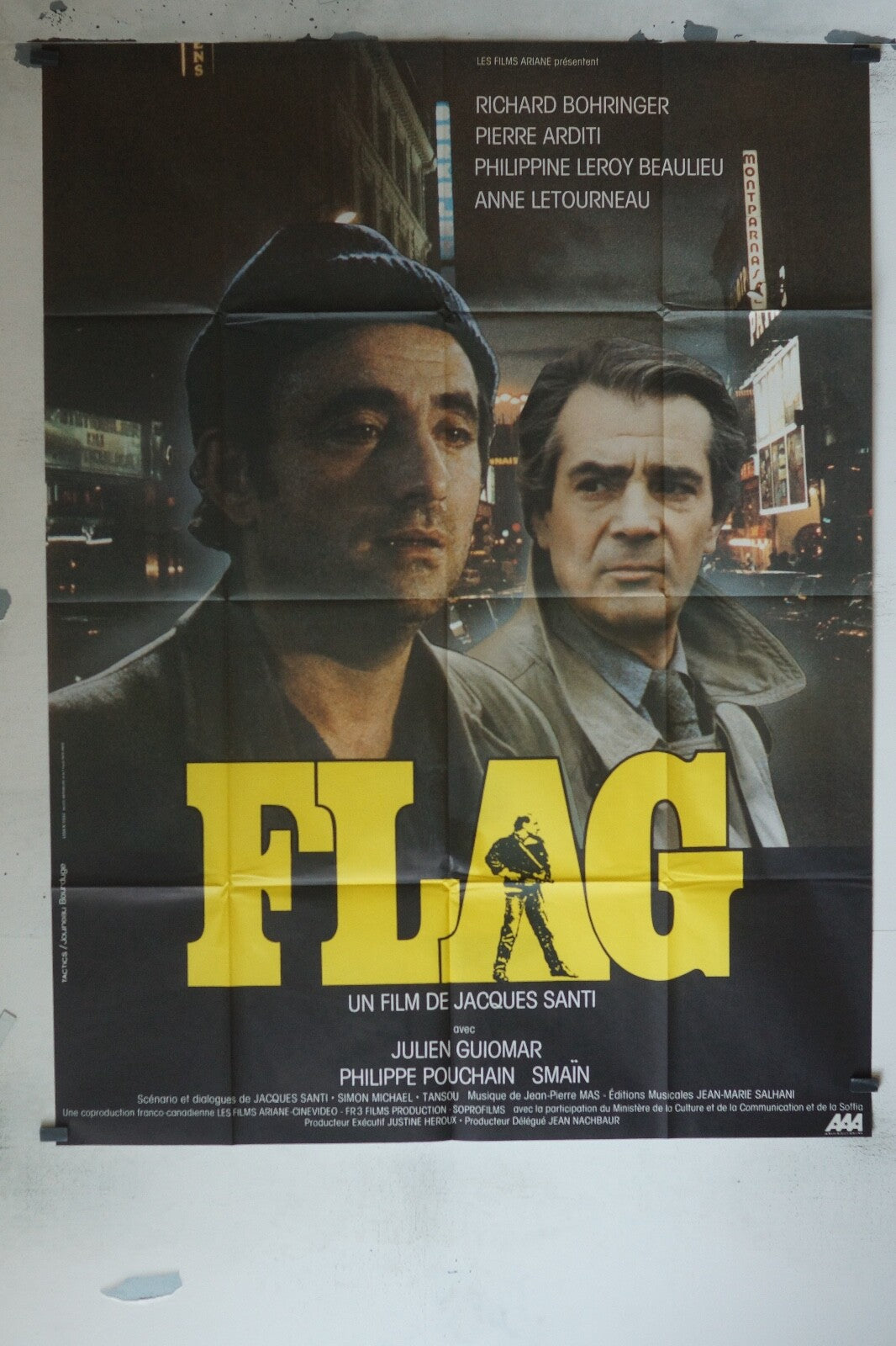 FLAG MOVIE POSTER ORIGINAL 120x160 RICHARD BOHRUNGEN