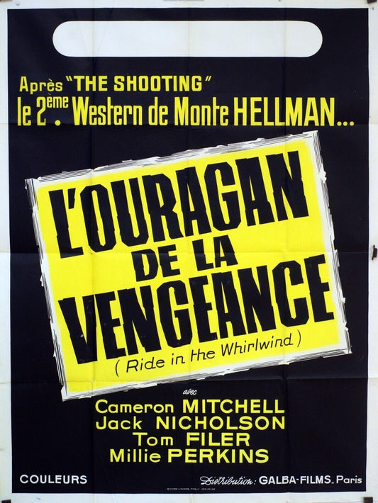 L’OURAGAN DE LA VENGEANCE MOVIE POSTER ORIGINAL 120x160 GENEVIÈVE PAGE