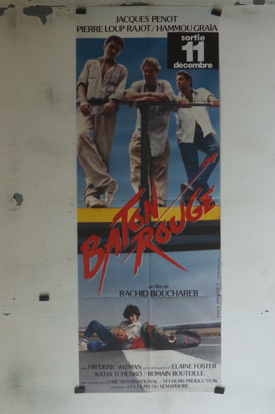 BATON ROUGE MOVIE POSTER ORIGINAL 60x160 JACQUES PENOT