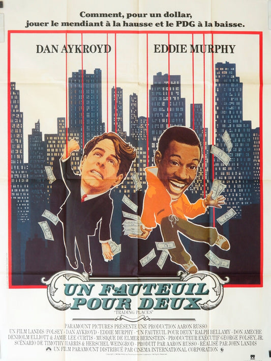 UN FAUTEUIL POUR DEUX ORIGINAL MOVIE POSTER 120x160 EDDIE MURPHY