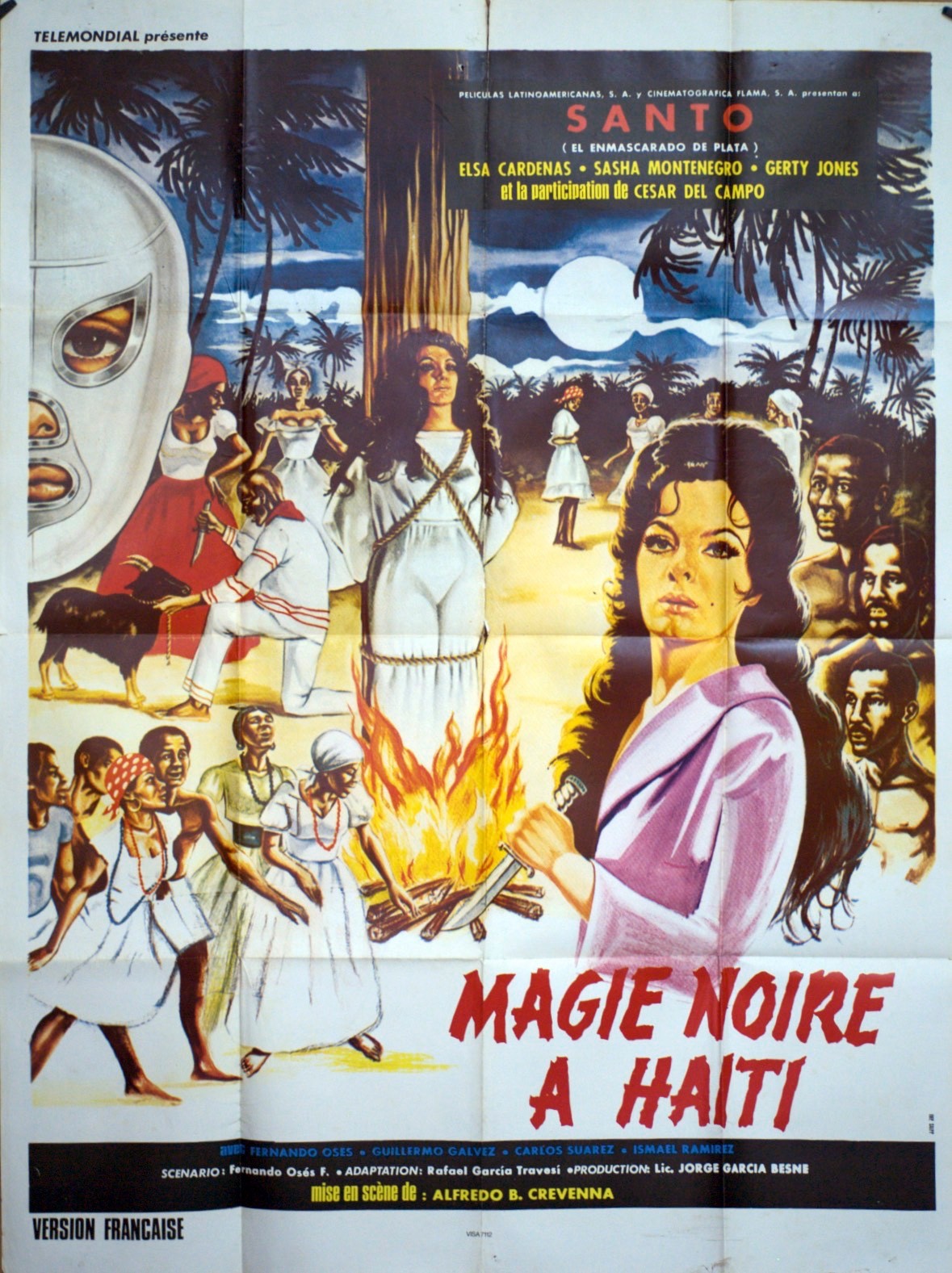 MAGIE NOIRE A HAITI ELSA CARDENAS ORIGINAL POSTER ORIGINAL 120x160