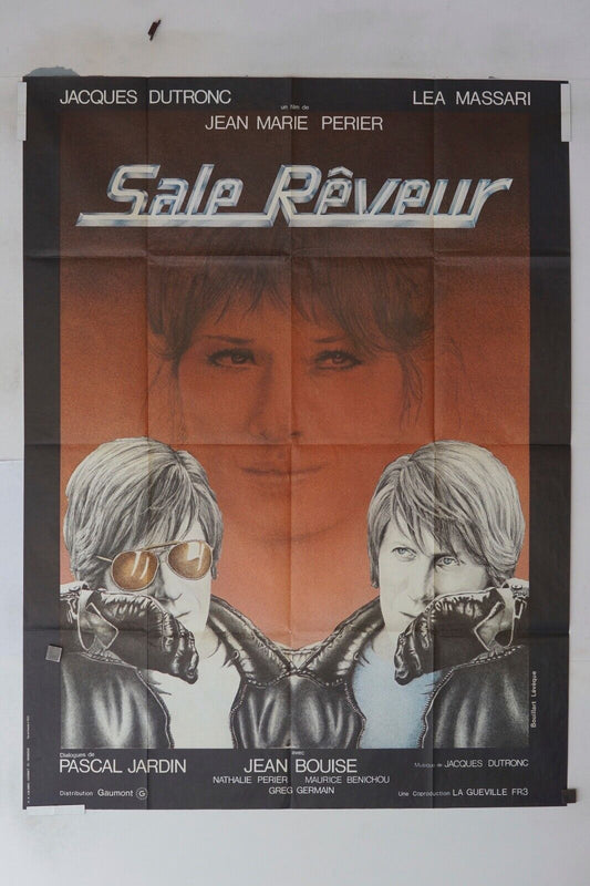 SALE RÊVEUR MOVIE POSTER ORIGINAL 120x160 JACQUES DUTRONC