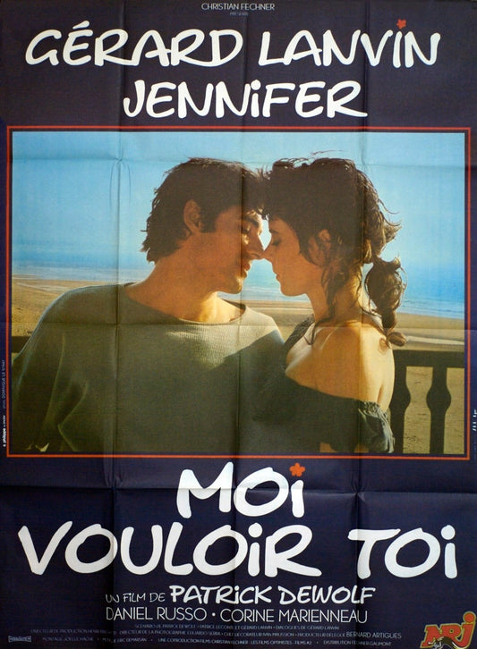 MOI VOULOIR TOI GÉRARD LANVIN MOVIE POSTER ORIGINAL 120x160
