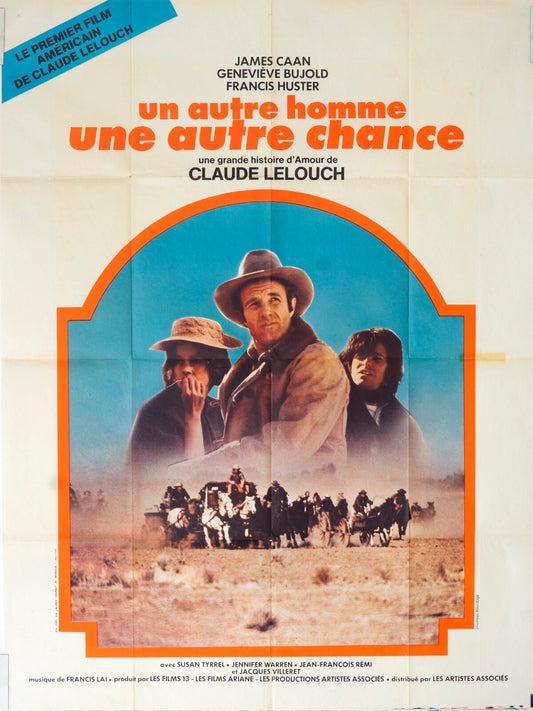 UN AUTRE HOMME UNE AUTRE CHANCE ORIGINAL MOVIE POSTER 120x160 GIULIANO GEMMA