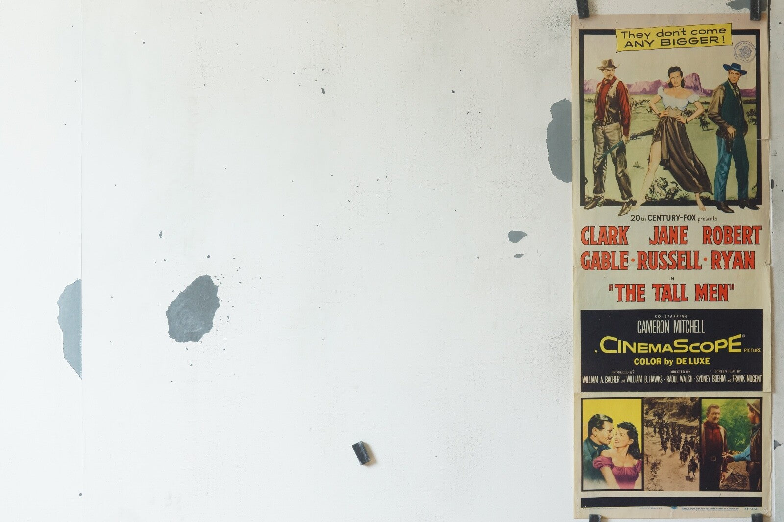 THE TALL MEN (LES IMPLACABLES)- (1955) 35x90 Clark Gable, Jane Russell