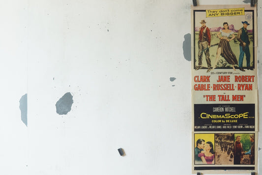 THE TALL MEN (LES IMPLACABLES)- (1955) 35x90 Clark Gable, Jane Russell