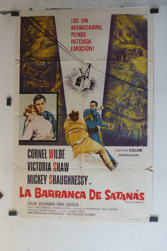 LA BARRANCA DE SATANAS (70X100)ORIGINAL MOVIE POSTER CORNEL WILDE – VICTORIA