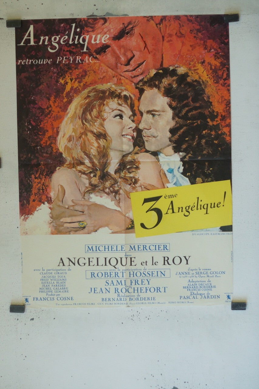 ANGÉLIQUE ET LE ROY MOVIE POSTER ORIGINAL (60X80) ROBERT HOSSEIN – SAMI FREY