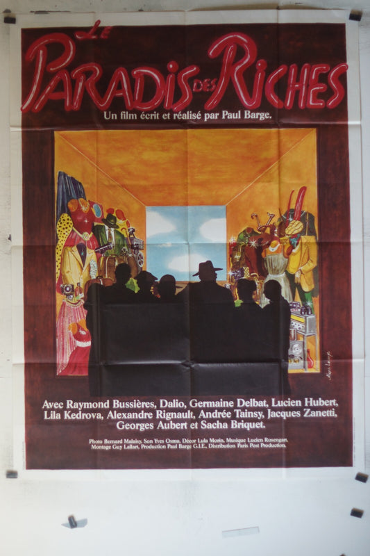 PARDIS DES RICHES (LE) MOVIE POSTER ORIGINAL 120x160, Raymond Bussieres