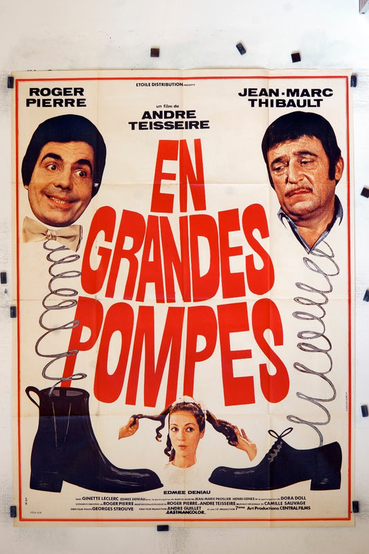 EN GRANDES POMPES ROGER PIERRE ORIGINAL MOVIE POSTER 120x160