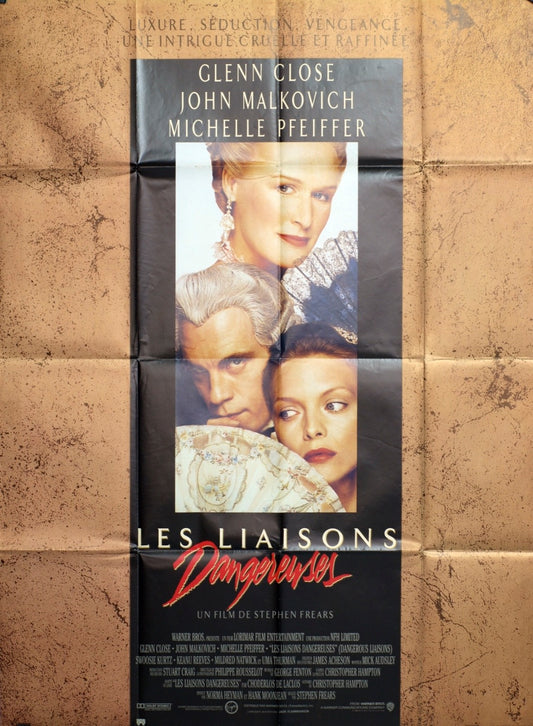 LES LAISONS DANGEUREUSES GLENN CLOSE MOVIE POSTER ORIGINAL (120X160)