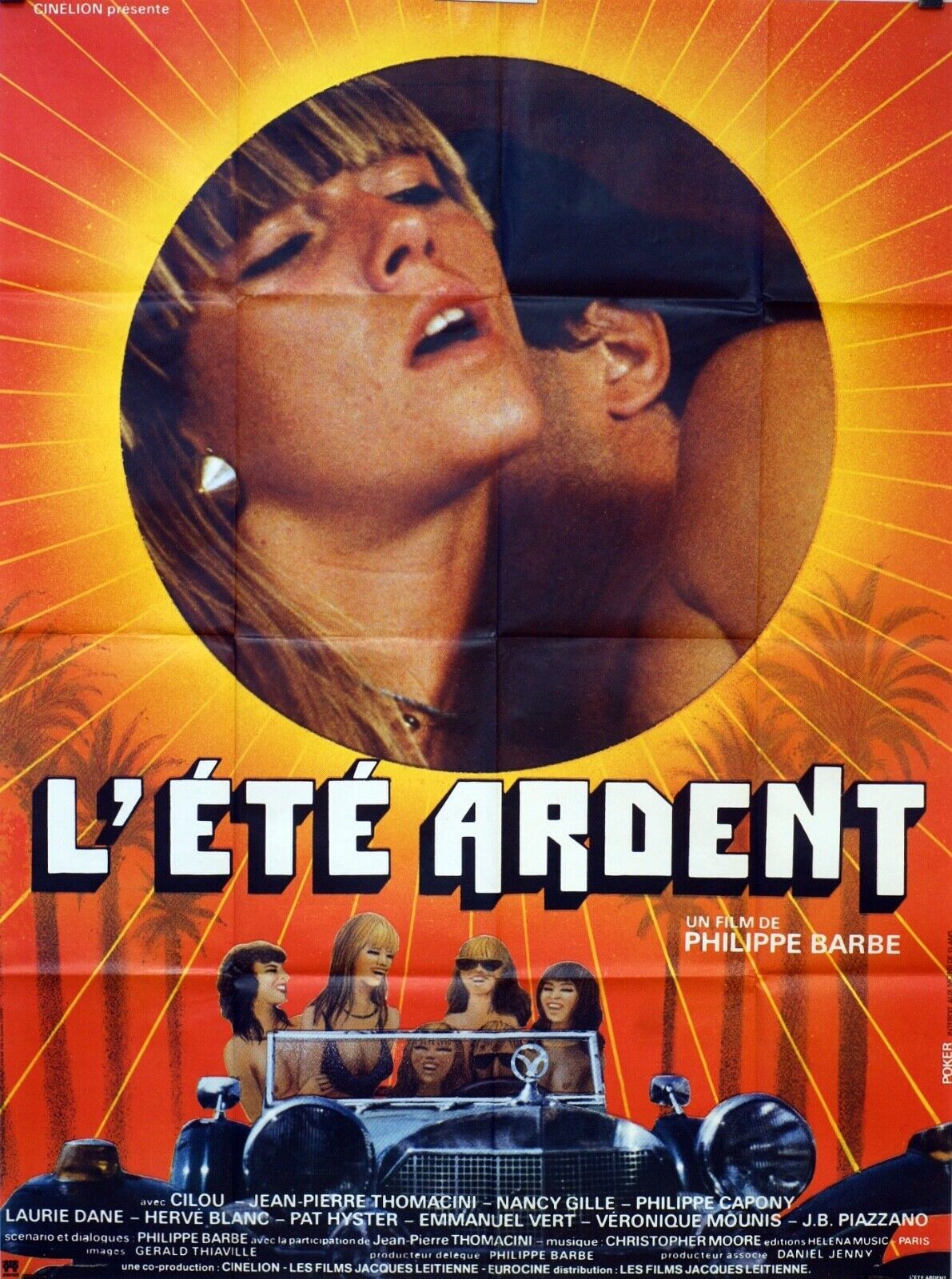 L’ÉTÉ ARDENT Original Movie Poster 120X160 CILOU