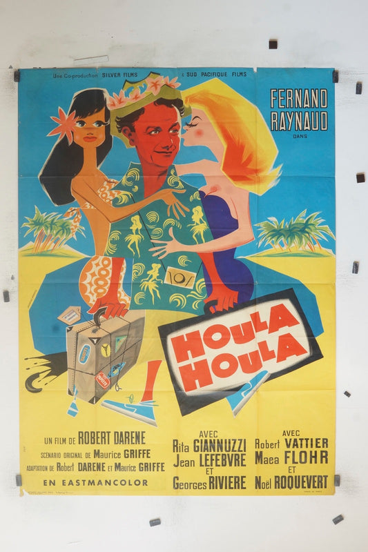 HOULA  FERNAND RAYNAUD MOVIE POSTER ORIGINAL (120x160)