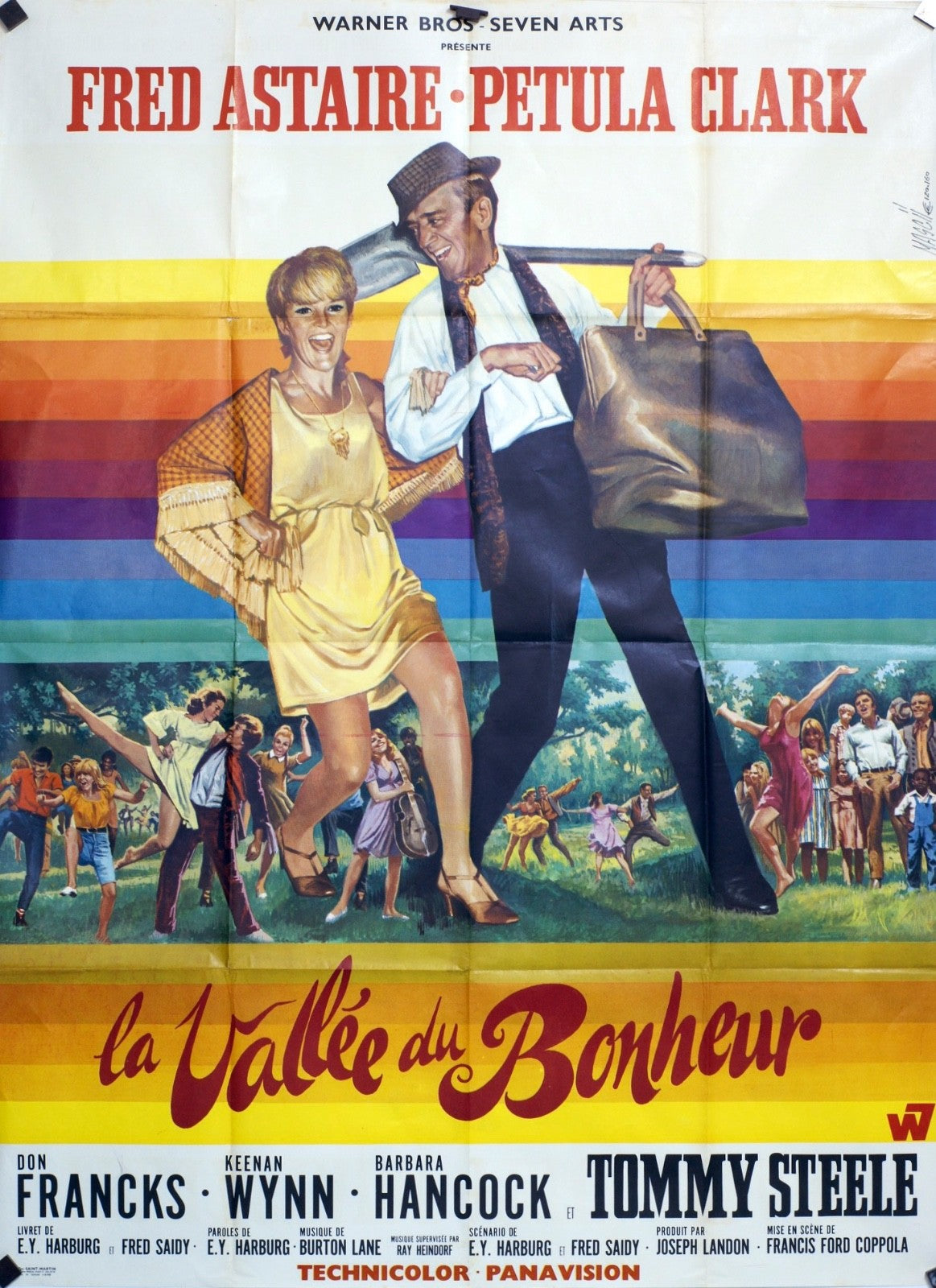 LA VALLÉE DU BONHEUR FRED ASTAIRE MOVIE POSTER ORIGINAL 120x160