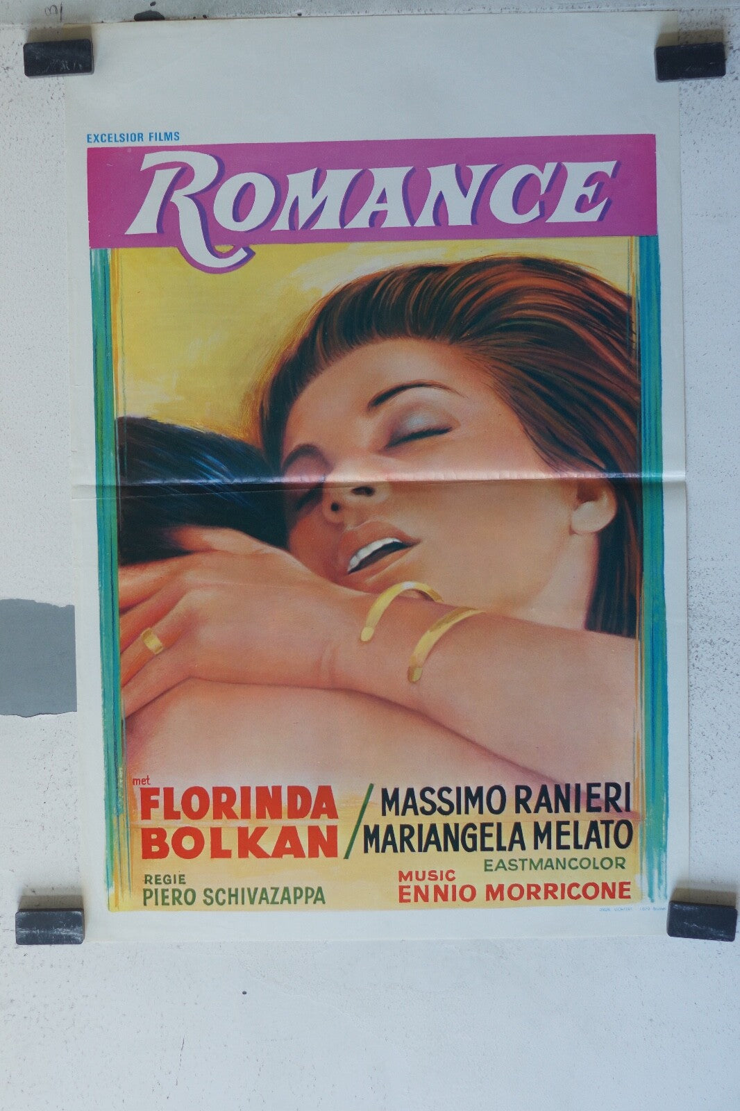 ROMANCE ORIGINAL MOVIE POSTER 36x55 Massimo Ranieri,Mariangela melato