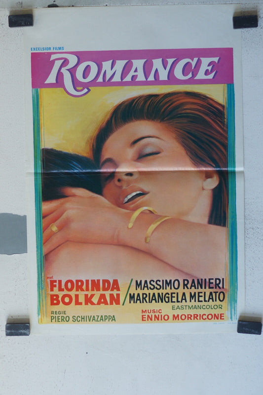 ROMANCE ORIGINAL MOVIE POSTER 36x55 Massimo Ranieri,Mariangela melato