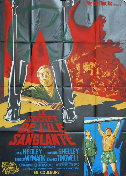 LE SECRET DE L’ÎLE SANGLANTE CHARLES BRONSON MOVIE POSTER ORIGINAL 120x160