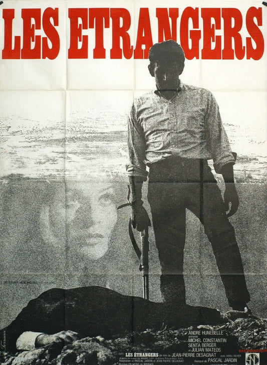LES ÉTRANGERS MOVIE POSTER ORIGINAL 120x160 STEVEN SPIELBERG