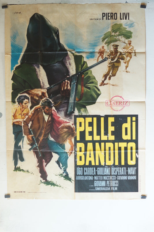PELLE DI BANDITO POSTER ORIGINAL120x160  Ugo Cardea , Giuliano Esperanti