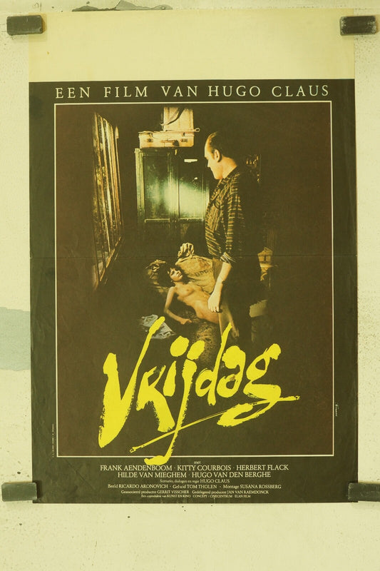 VRIJDAG (BELGIAN POSTER) ORIGINAL 36x54 FRANK AENDENBOOM – KITTY COURBOIS