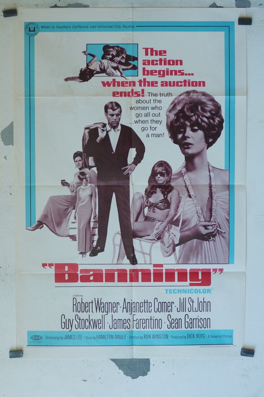 BANNING (1991) MOVIE POSTER ORIGINAL VINTAGE (70X100) ROBERT WAGNER