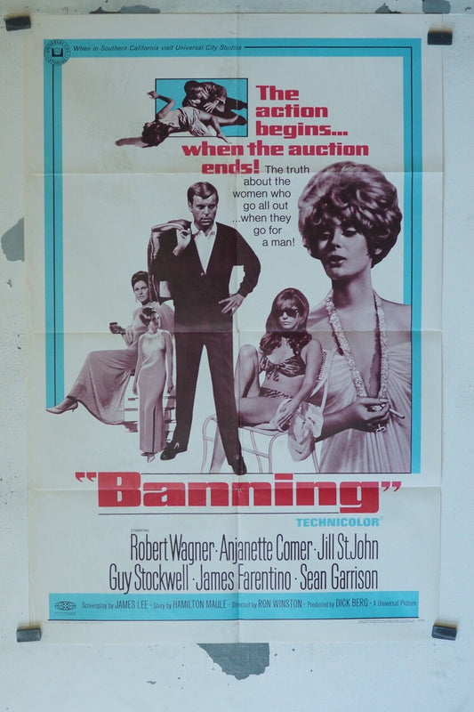 BANNING (1991) MOVIE POSTER ORIGINAL VINTAGE (70X100) ROBERT WAGNER