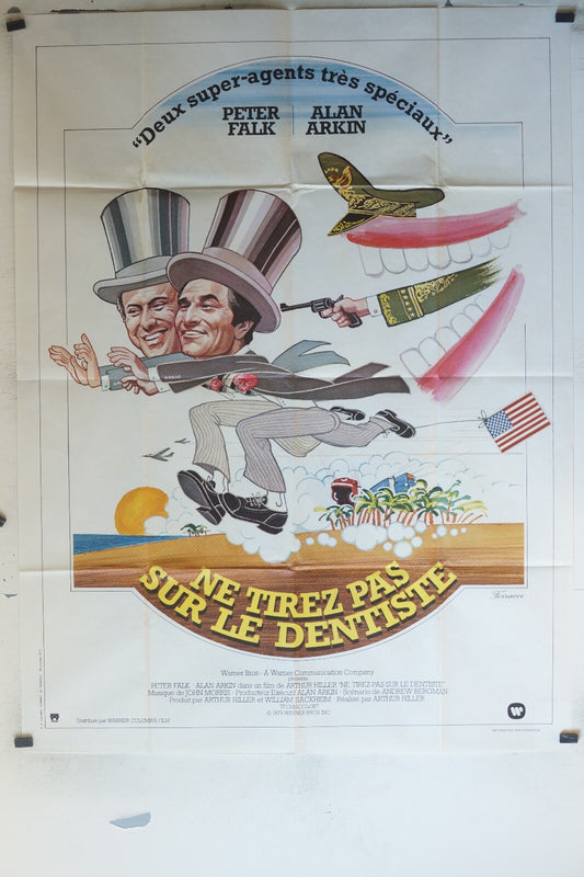 NE TIREZ PAS SUR LE DENTISTE ORIGINAL MOVIE POSTER 120x160 Peter Falk 