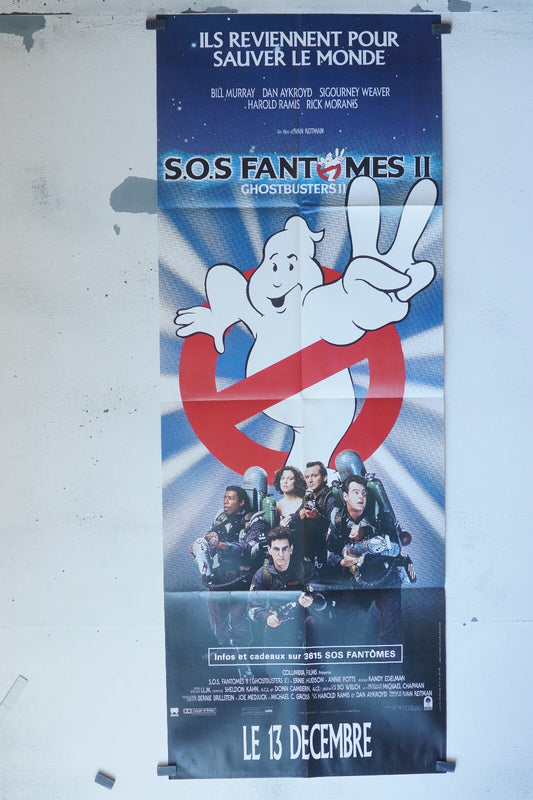 SOS FANTOME MOVIE POSTER ORIGINAL 60x160 BILL MURRAY