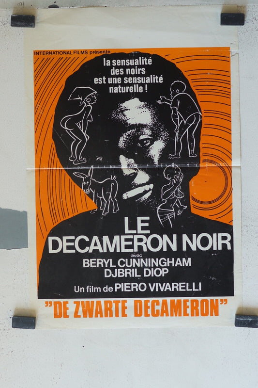 DECAMERON NOIR (LE) (POSTER ORIGINAL) 30X55 Beryl Cunningham , Djbril Diop 