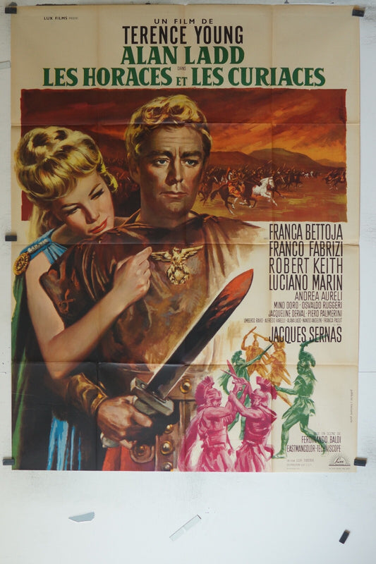 HORACES ET LES CURIACES (LES) MOVIE POSTER ORIGINAL 120x160 Terence Young 