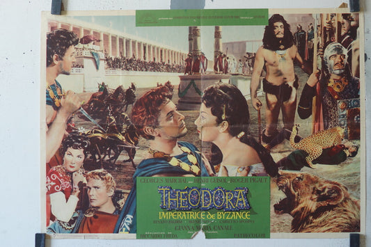 THEODORA IMPERATRICE DE BYZANCE MOVIE POSTER ORIGINAL 49x35 Gianna Maria 